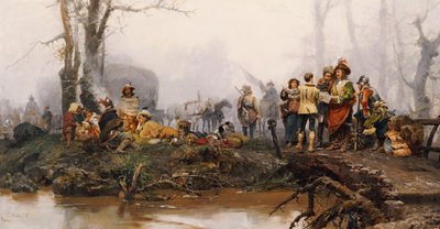 El Campamento, 1878 de Cesare Auguste Detti