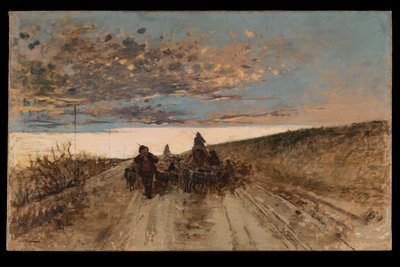 Volviendo al redil (óleo sobre lienzo) de Cesare Laurenti