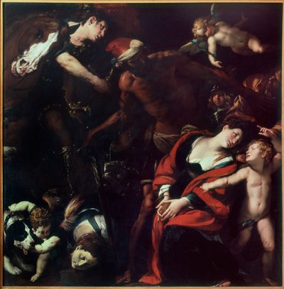 El martirio de Santa Rufina y Santa Secunda (La pintura de tres artistas) de Cesare Morazzone Pier Francesco and Cerano Procaccini