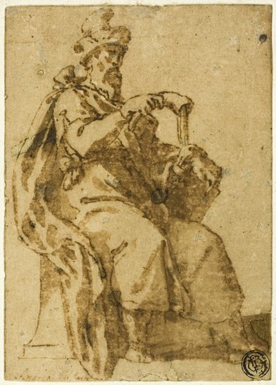 Samuel entronizado de Cesare Nebbia