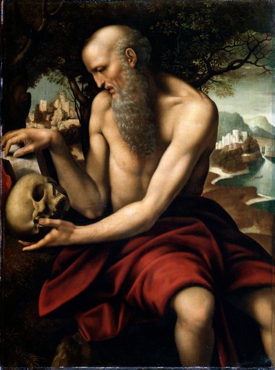 San Jerónimo, finales del siglo XV o principios del XVI de Cesare da Sesto