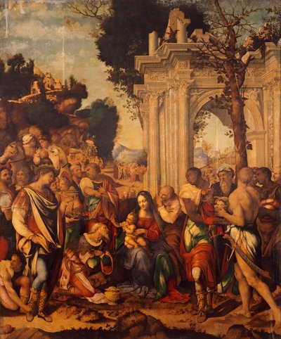 La Adoración de los Magos de Cesare da Sesto