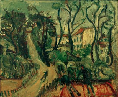 Paisaje con casas de Chaim Soutine