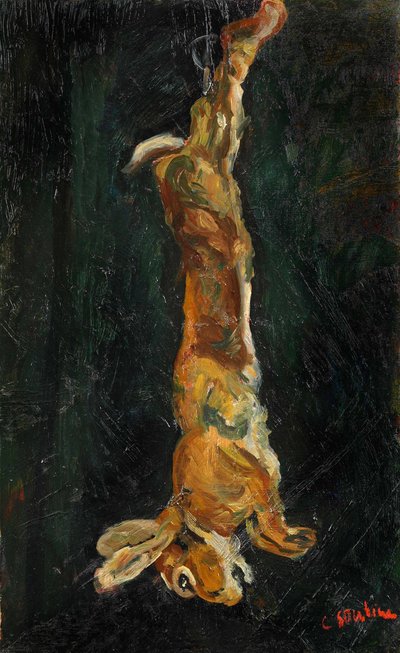 Liebre colgante, ca. 1923 de Chaim Soutine