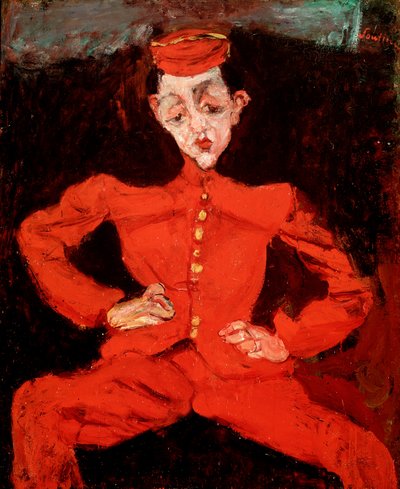 Le Groom. Pintura de Chaim Soutine (1894-1944) de Chaim Soutine