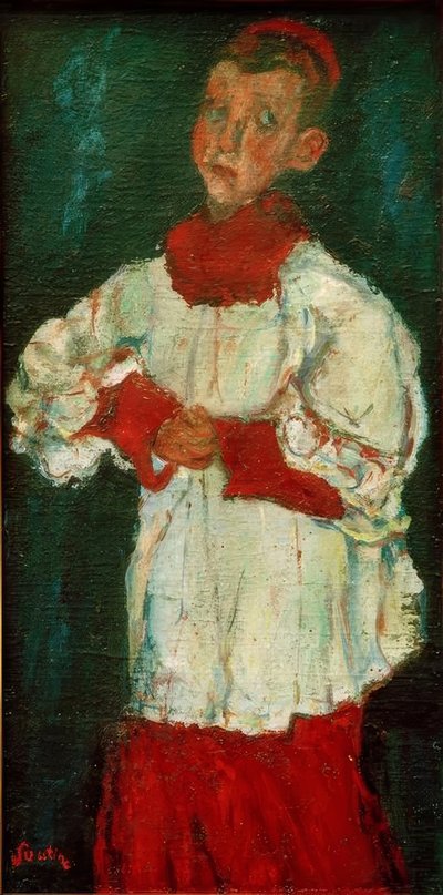 El niño del coro de Chaim Soutine