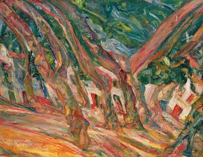 Plátanos en Ceret, c.1920 de Chaim Soutine