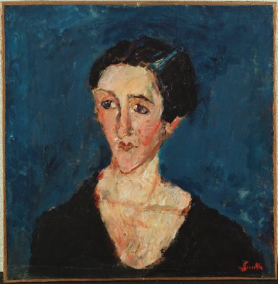 Retrato de Madalaine Castaing, c.1928 de Chaim Soutine