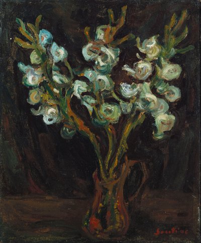 Los gladiolos azules, c.1929 de Chaim Soutine