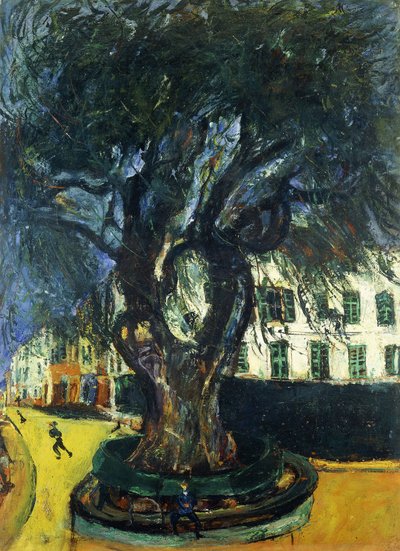 El árbol en Vence de Chaim Soutine