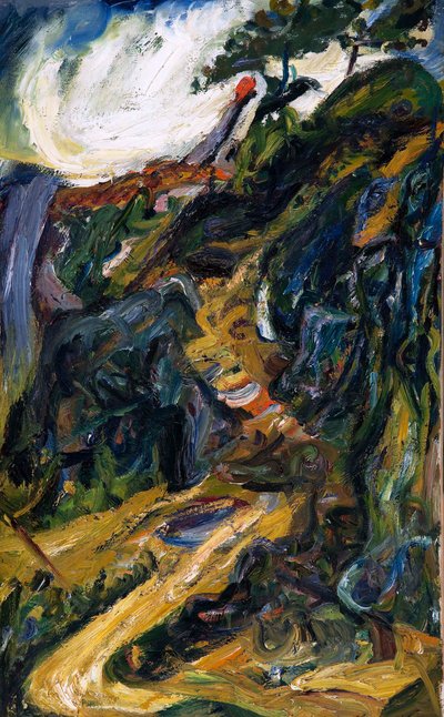 Camino sinuoso, cerca de Gréolières de Chaim Soutine