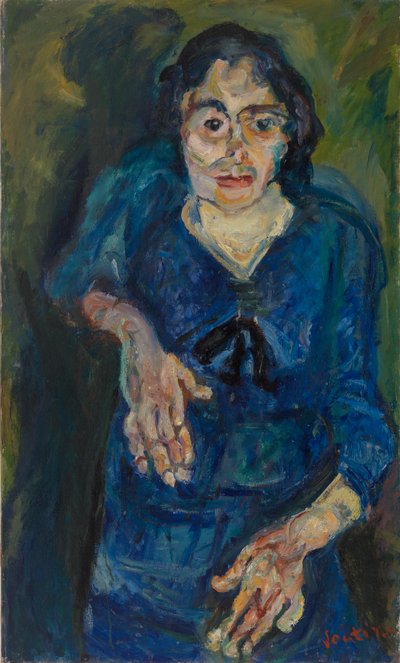 mujer en azul de Chaim Soutine