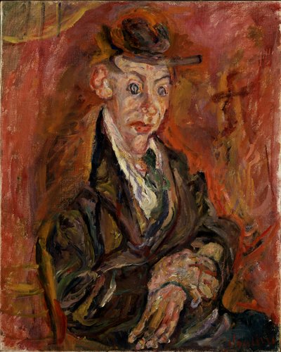 mujer con ojos redondos de Chaim Soutine