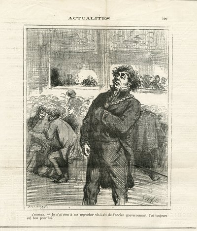 Ilustración de Cham (1819-1879) en Le Charivari de Amédée de Noé