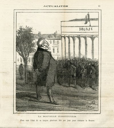 Ilustración de Cham (1819-1879) en Le Charivari de Amédée de Noé