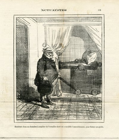 Ilustración de Cham (1819-1879) en Le Charivari de Amédée de Noé
