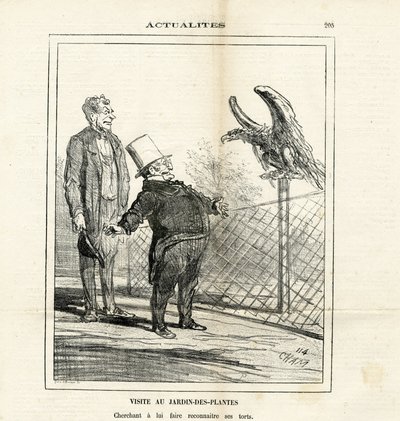 Ilustración de Cham (1819-1879) en Le Charivari de Amédée de Noé