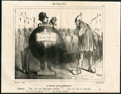 Le Charivari, Satírico en N & B de Amédée de Noé