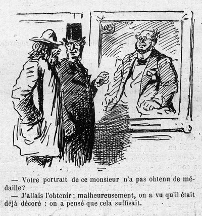 Caricatura de Cham (Amedee de Noe) de Amédée de Noé