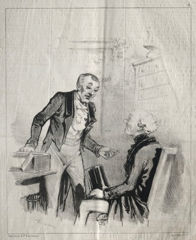 Los enfermos y los médicos: No. 4, Lew Homeópatas de Cham