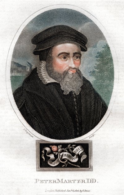 Pietro Martire Vermigli 1499-1562, teólogo italiano, 1816 de Chapman and Co