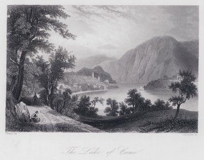 El lago de Como de Chapuy Chapuy