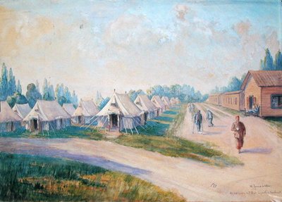 El Cuartel de Convalecientes del Hospital Militar Canadiense en St. Cloud de Charles Andre Igounet de Villers