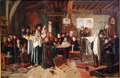 La Mascarada, c.1855 de Charles Hunt