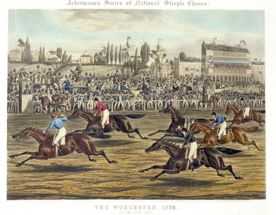 El Worcester: Llegando, grabado por Charles Hunt de Charles Hunt