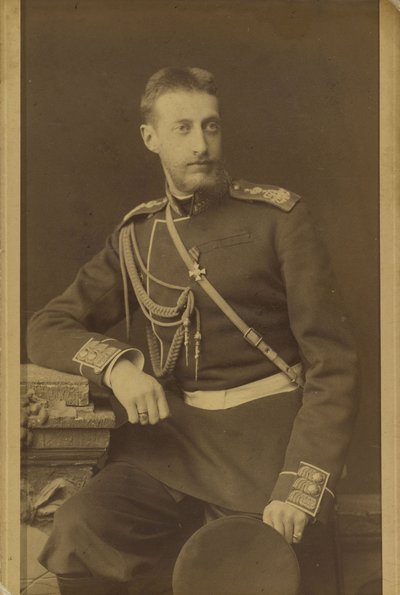 Constantin Constantinovitch de Russie - Retrato del Gran Duque Constantino Constantinovich de Rusia (1858-1915), por Bergamasco, Charles (Karl) (1830-1896). Foto en albúmina, c. 1880. Archivo Estatal de Cine y Fotografía de Rusia, Krasnogorsk de Charles Bergamasco