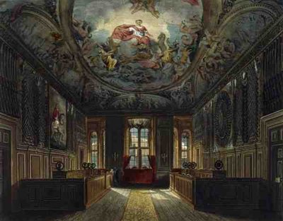La Cámara de la Guardia de la Reina, Castillo de Windsor, de 