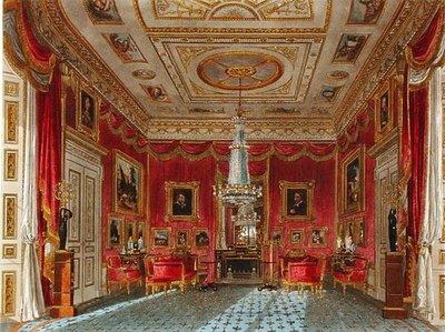 El salón de satén rosa, Carlton House, de 