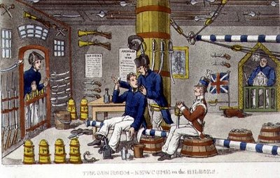 La Sala de Armas, Newcome en los Bilboes, lámina de 