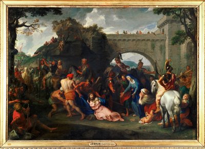 Llevar la cruz ... de Charles (studio of ) Le Brun
