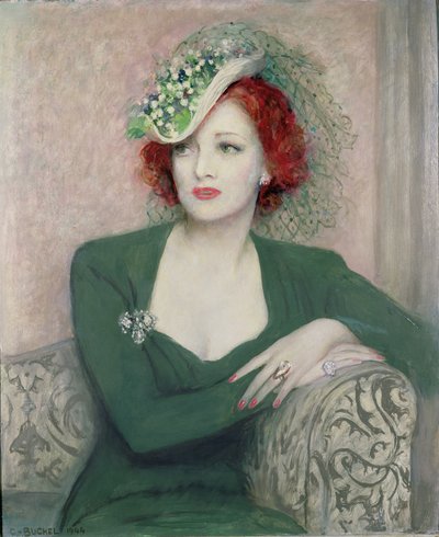 Un retrato de media longitud de Margo Graham de Charles A. Buchel