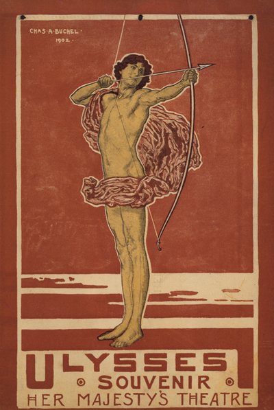 Portada del Recuerdo del Ulises de Stephen Phillips de Charles A. Buchel