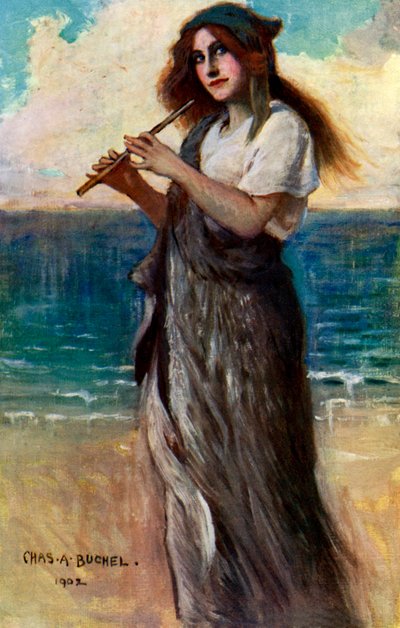 Nancy Price 1880-1970, actriz inglesa, como Pallas Atenea en Ulises, 1902 de Charles A. Buchel