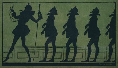 Noche de Reyes: Malvolio (litografía en color) de Charles A. Buchel