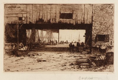 Casas de pescado--Interior de Charles A. Platt