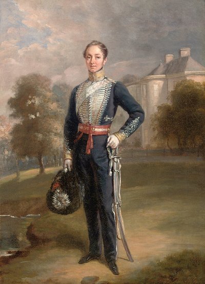 Retrato del teniente George Ramsay de Lixmont, 1838 de Charles Achille DHardiviller
