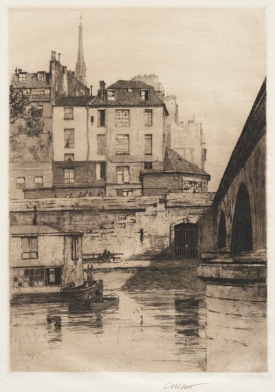 Quai des Orfèvres, París, 1886 de Charles Adams Platt