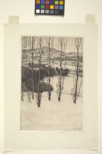 La montaña (tinta) de Charles Adams Platt