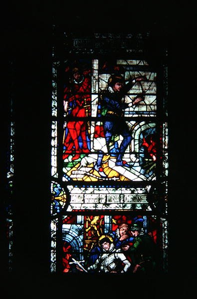 Ventana que muestra a San Felipe Howard de Charles Alban Buckler