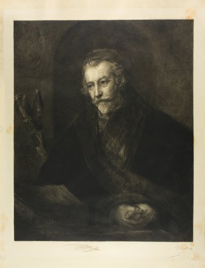 Retrato de un hombre con gorra de Charles Albert Waltner