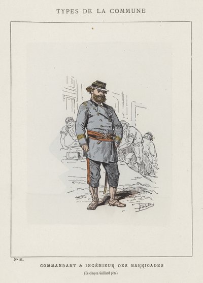 Comandante e Ingeniero de las Barricadas, El ciudadano Gaillard padre de Charles Albert d Arnoux Bertall
