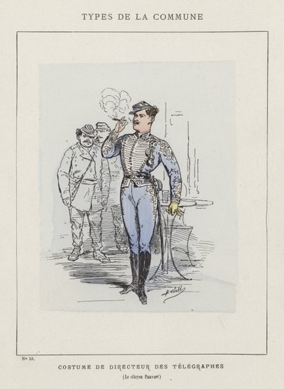 Traje de Director de Telégrafos, El ciudadano Pauvert de Charles Albert d Arnoux Bertall