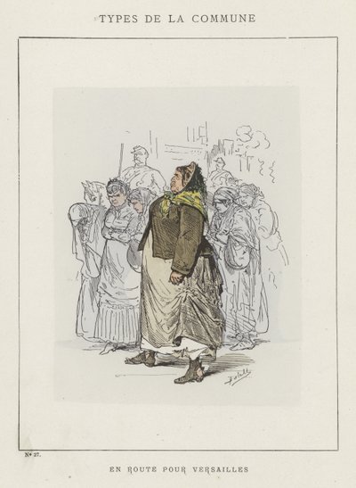 En ruta hacia Versalles de Charles Albert d Arnoux Bertall
