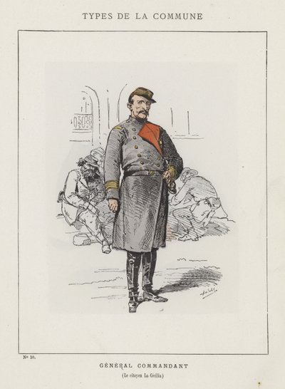 General Comandante, El ciudadano La Cecilia de Charles Albert d Arnoux Bertall