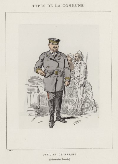 Oficial de Marina, El Comandante Durassier de Charles Albert d Arnoux Bertall