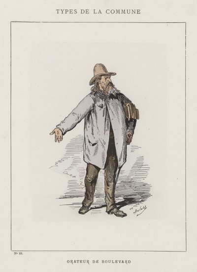 Orador de Boulevard de Charles Albert d Arnoux Bertall